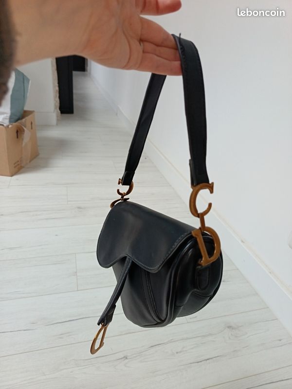 Sac saddle noir (image 3)
