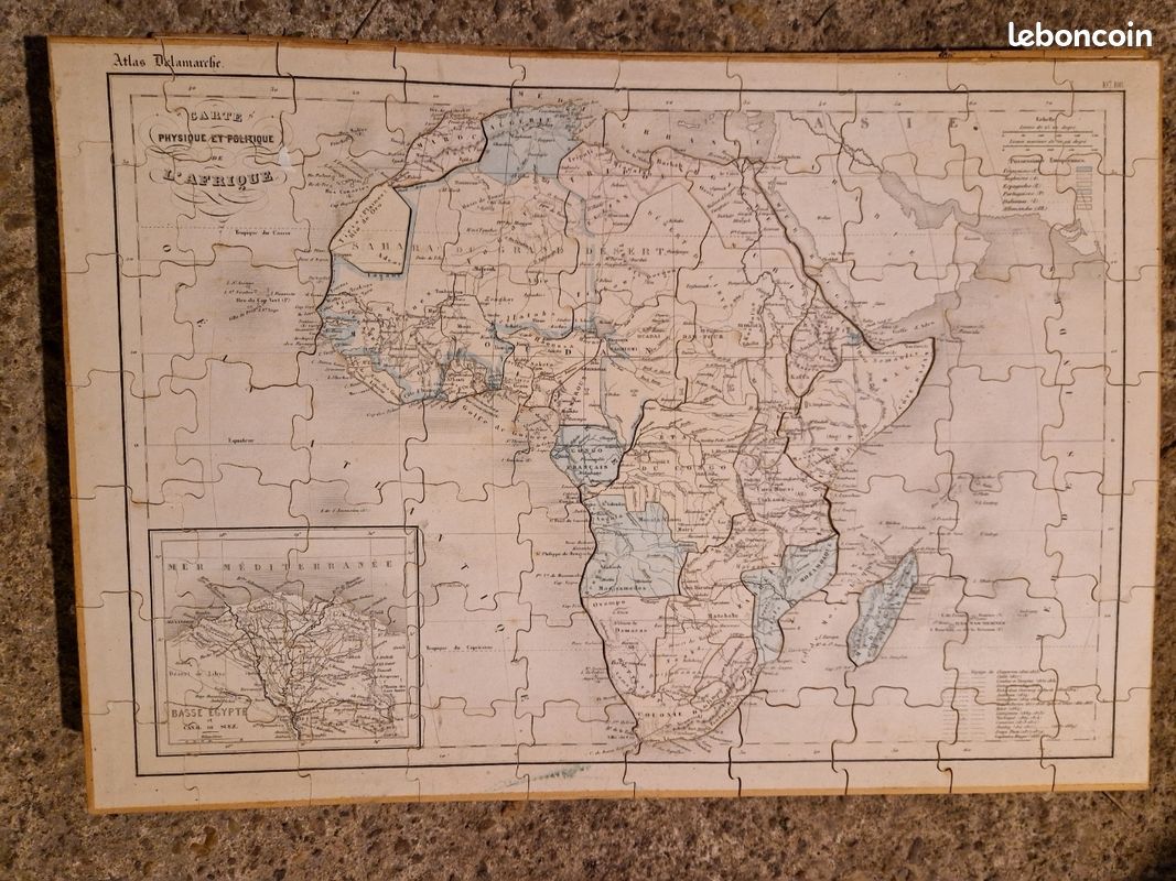 Puzzle carte geographique (image 1)