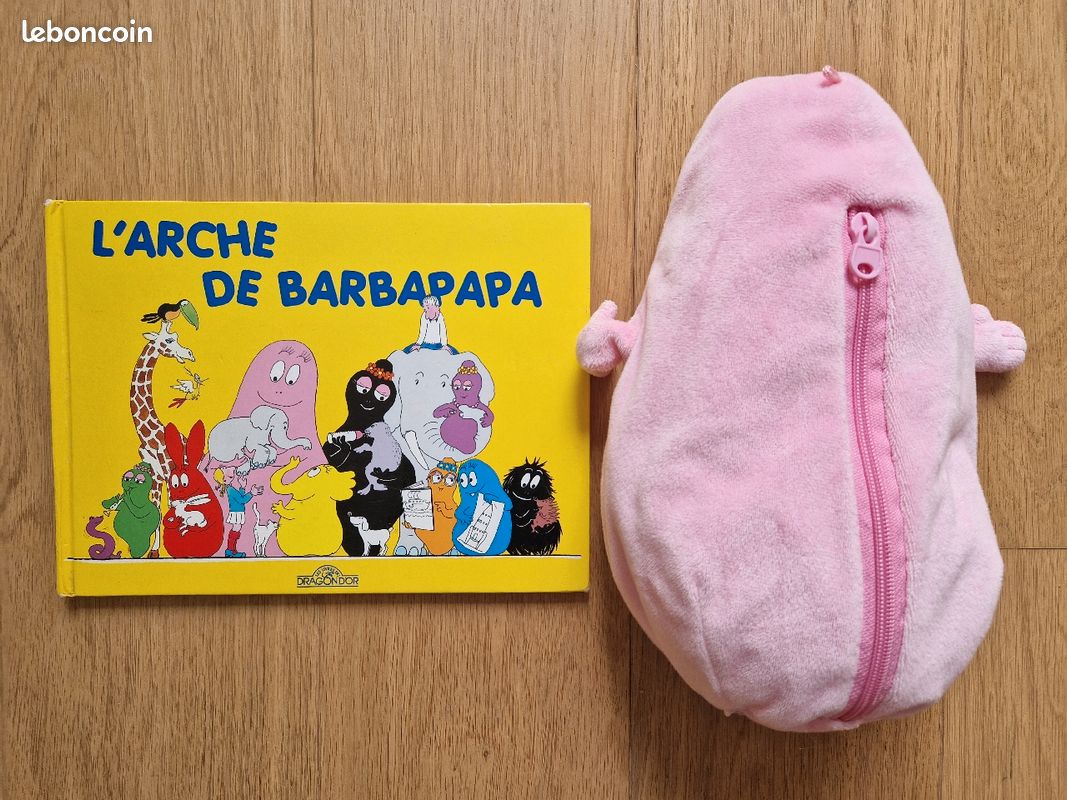 Lot livre l'arche de Barbapapa + peluche range pyjama BLS (image 2)