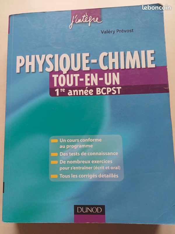 Physique-Chimie tout en 1 - 1ere annee BCPST (image 2)