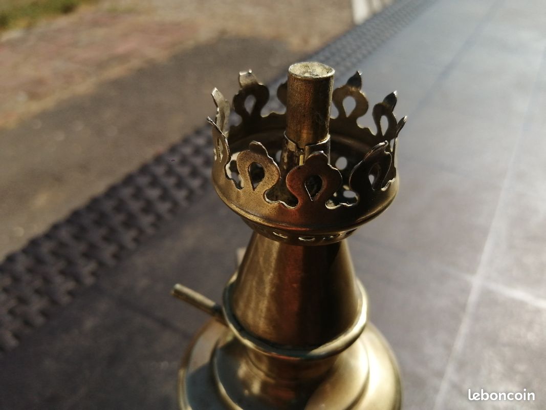 Ancienne lampe pigeon olympe (image 3)