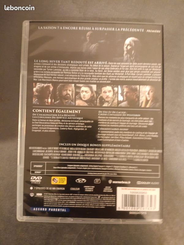 Saison 7 Game of thrones en DVD (image 2)