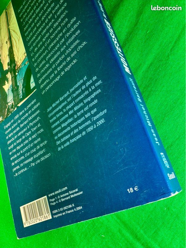 Livre biographie de Jean-Michel Barrault sur Moitessier : Le Long Sillage d’un homme libre en TBE (image 7)