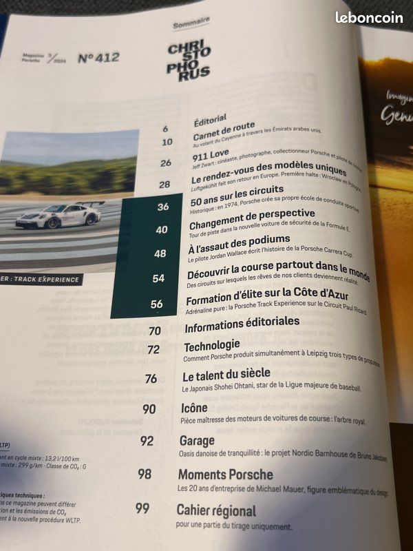 Magazine Porsche Christophorus N*412 Tome 3/2024 (image 2)