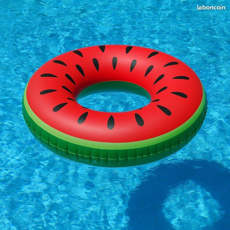 Bouée de piscine gonflable pour adultes et enfants, fruits, pastèque /beignets/ananas/orange