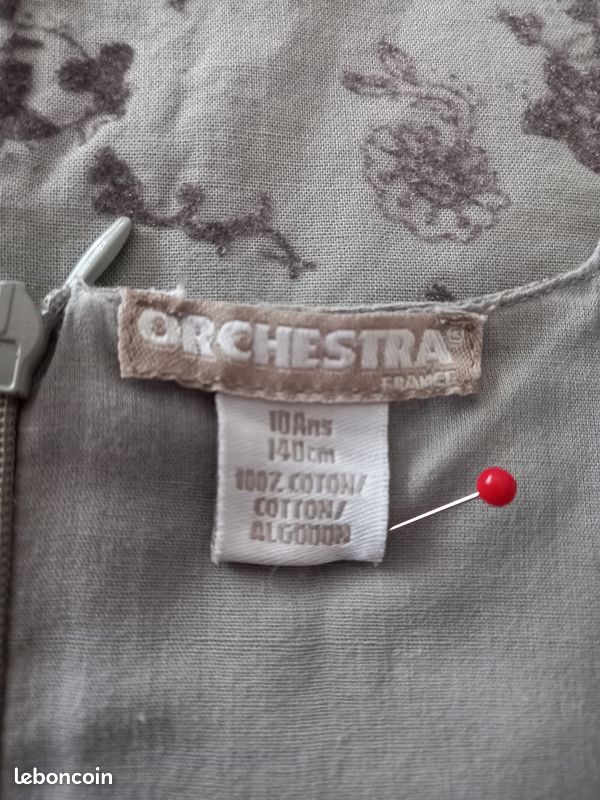 Robe Orchestra taille 10 ans (image 3)
