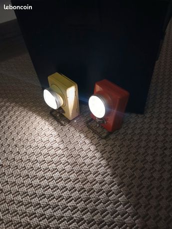 Lampe De Poche D'occasion Fulton – Olive Drab, Tête D'angle N47-IB, Avec Lentille Supplémentaire