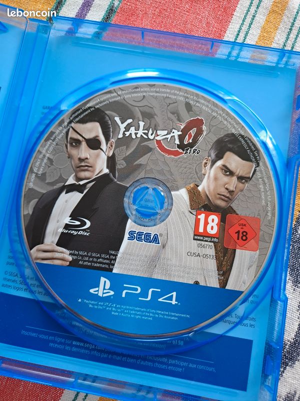 Jeu ps4 fr YAKUZA zero 0 (image 4)