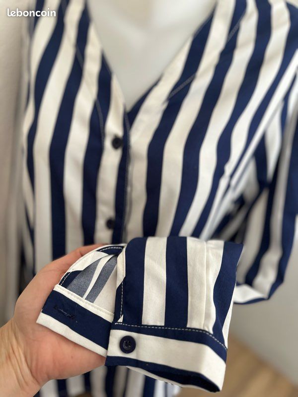 Chemise Ou Blouse SHEIN Taille 40/L En Blanc - Occasion En Très Bon état