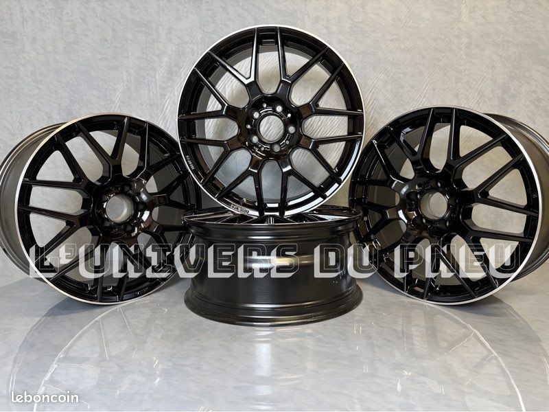 4 Jantes Mercedes 18 pour Classe A, B, C, CLA, V, VITO, E, GLA (image 1)