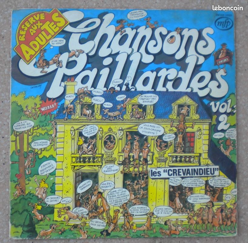 Vinyle LES CHANSONS PAILLARDES (image 1)