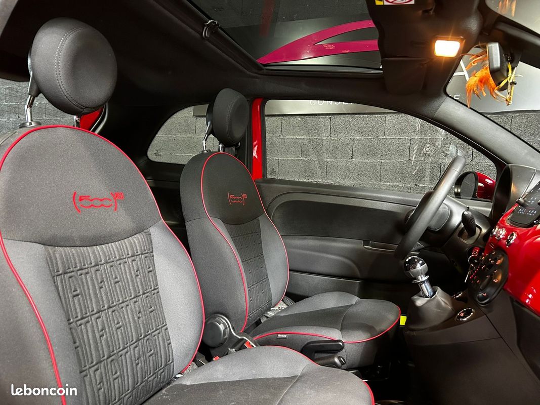 FIAT 500 MY22 1.0 70 ch Hybride BSG S/S (RED) - SUIVIE CHEZ FIAT (image 9)