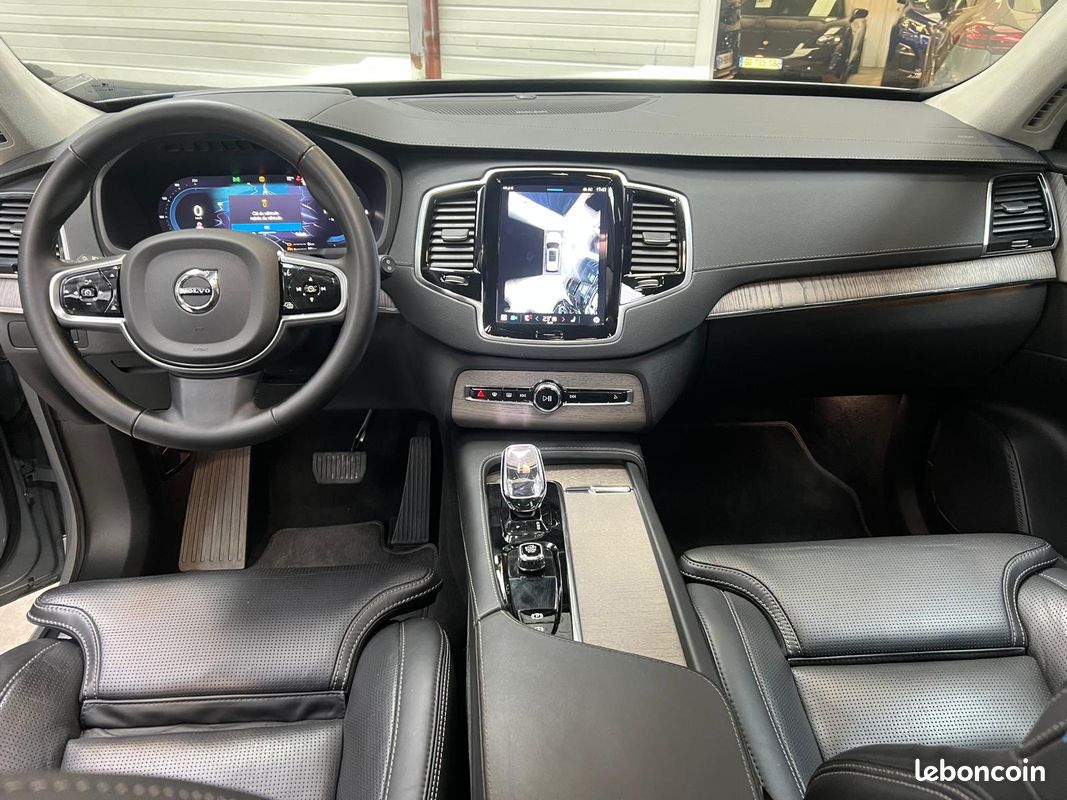 Volvo xc 90 II t8 awd rechargeable ultimatite style dark geartronic 8 7 places 310+145 ch tva récupérable (image 3)