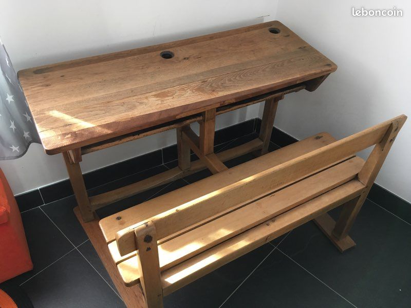 Pupitre bureau vintage (image 2)