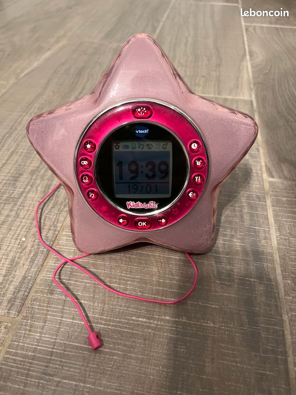 Réveil kidimagik rose vtech (image 1)