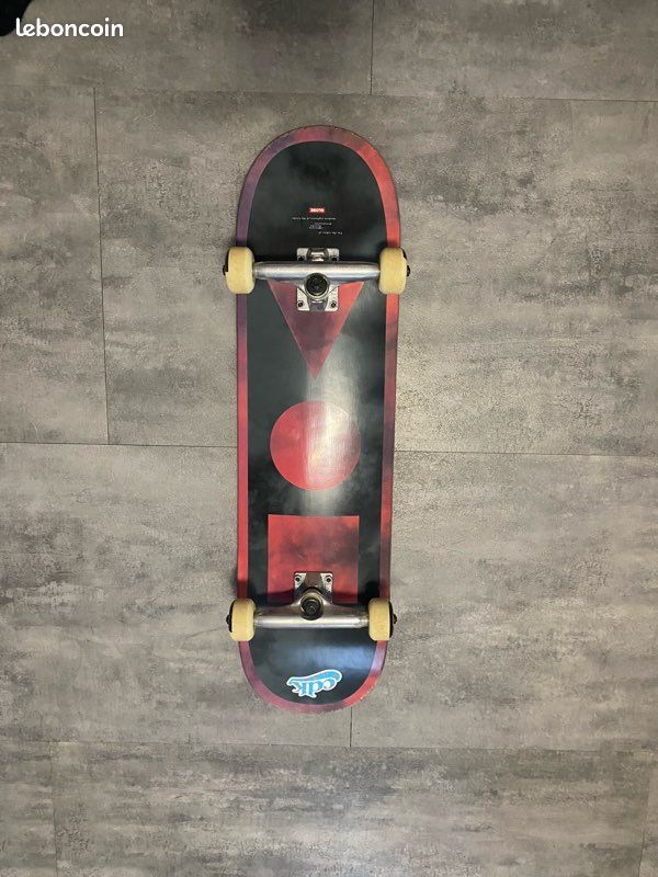 Globe G1 D Stack Blue/Orange Skateboard | Natural High - Get Wet