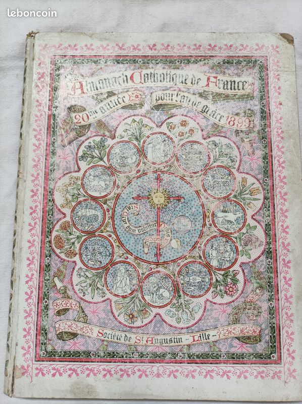 Le trés rare Almanach catholique de France de l'an de grâce 1899 (image 2)