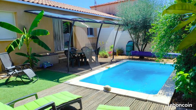 Charmante villa de plain-pied avec piscine