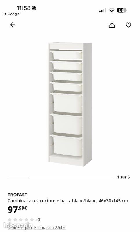 Trofast IKEA meuble rangement enfant (image 2)