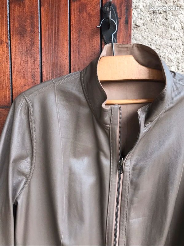 Très belle veste dame, cuir, réversible, XL (image 5)