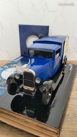 Modèle Réduit Citroën C4 Fourgon Michelin 1/43 Solido - État Neuf, Boîte D'origine, Bleu, Zamac