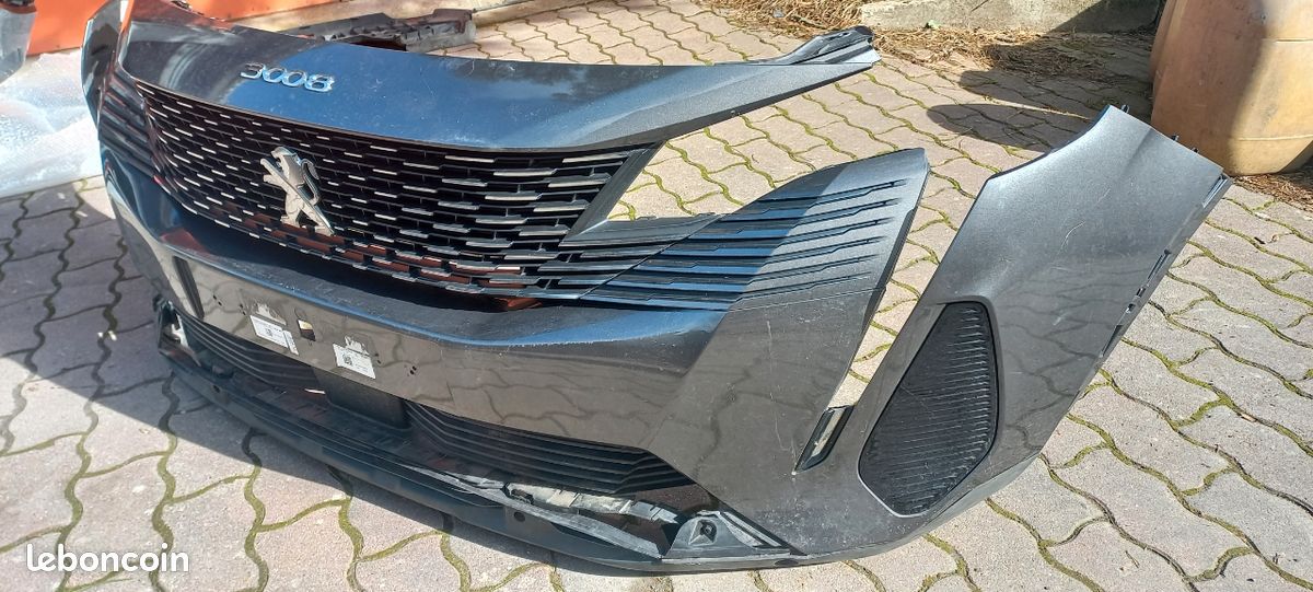 Pare choc avant Peugeot 3008 5008 2 phase 2 II (image 2)