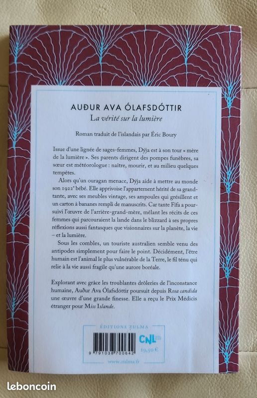 La vérité sur la lumière, Auđur Ava Ólafsdóttir (image 2)