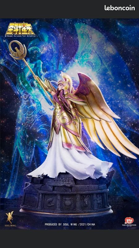 Saint seiya statue résine Athena sous licence 1/4 60 cm (image 2)