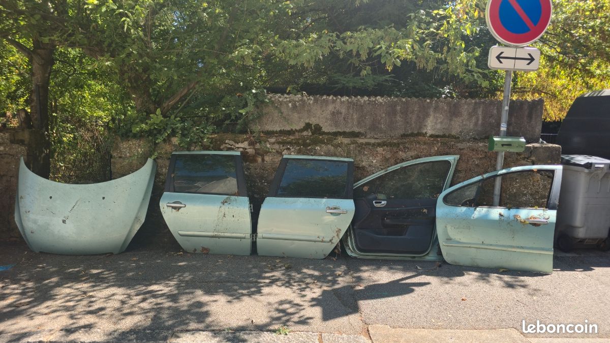 Lot portière et capot Peugeot 307 (image 1)