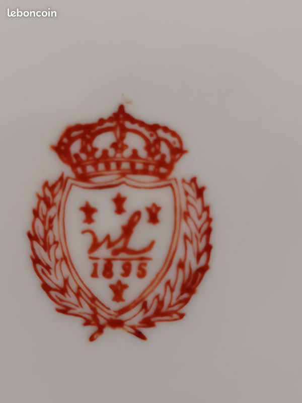 Vide poche porcelaine Wong Lee 1895 Blason portuguais (image 5)