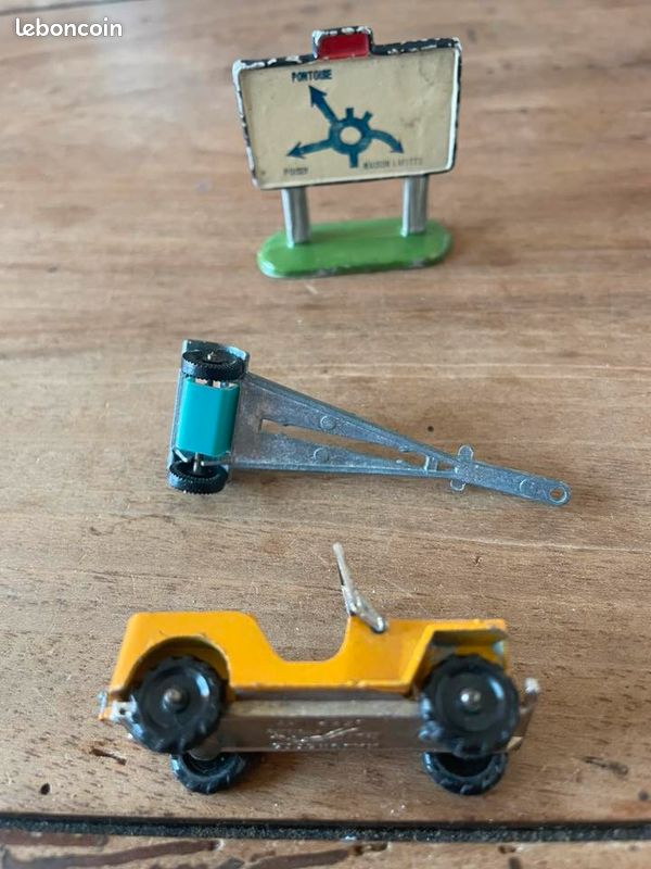 France Toy FJ Gevarm Jeep Willys Police Rare