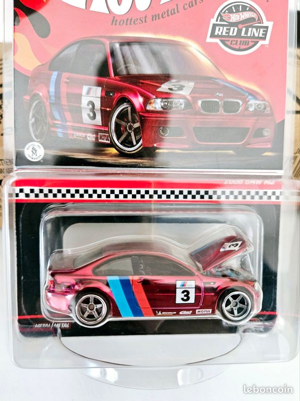 Miniature BMW M3 E92 Bleu Clair 1:64 - Métal, Collection 2023