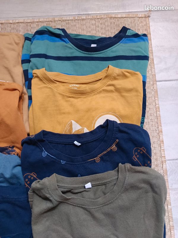 Lot Tee shirts manches longues garçon 12 ans (image 4)