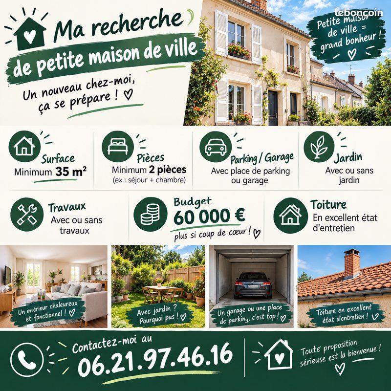 Maison 2 pièces 35 m² · à Béziers · 35 m² · 60 000 €