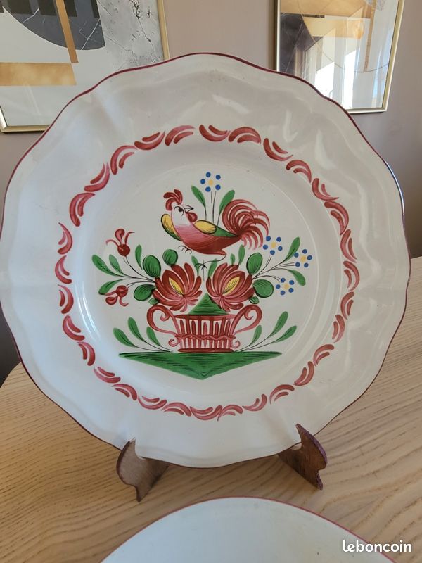 LOT DE DEUX Assiettes Robert Haviland &C.Parlon Limoges EUR 8,00 - FR