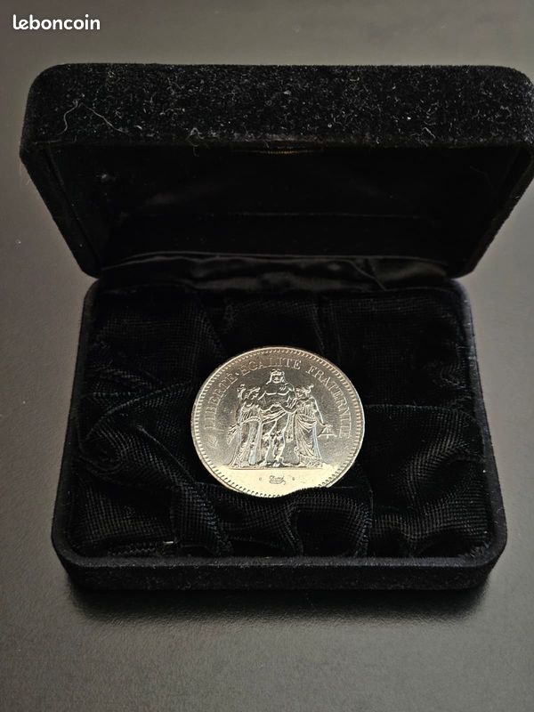 Pièce de collection - 50 francs Hercule argent (image 1)