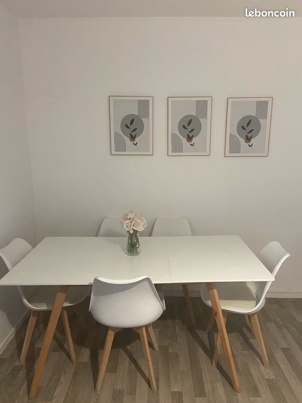 Ensemble de chaise et table extensible (image 5)