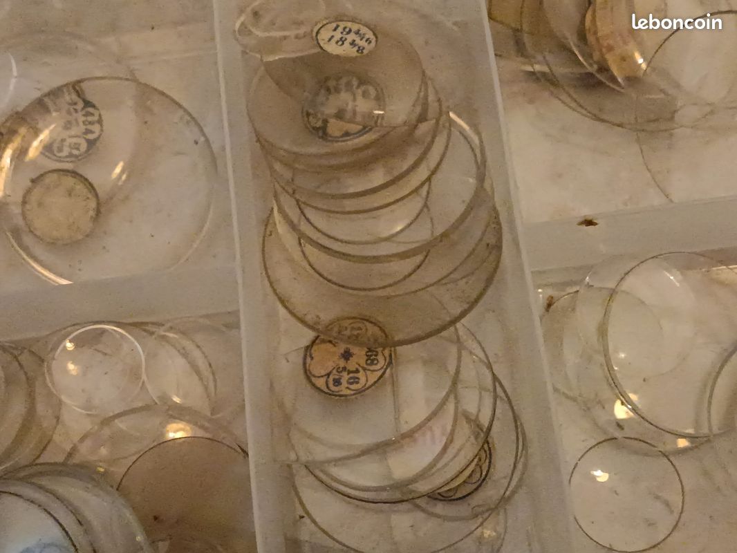 Lot De Verres Pour Montres Et Montres De Gousset - Tailles 180 à 189