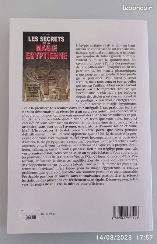 Livre "les secrets de la Magie Egyptienne" (image 2)