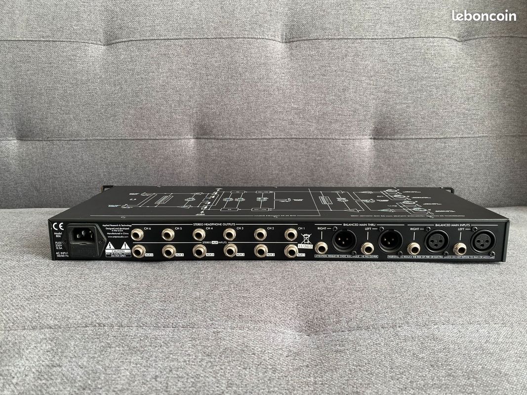 Art HeadAmp 6 Pro + Sac 3u Shallow et 2 câbles patch (image 4)