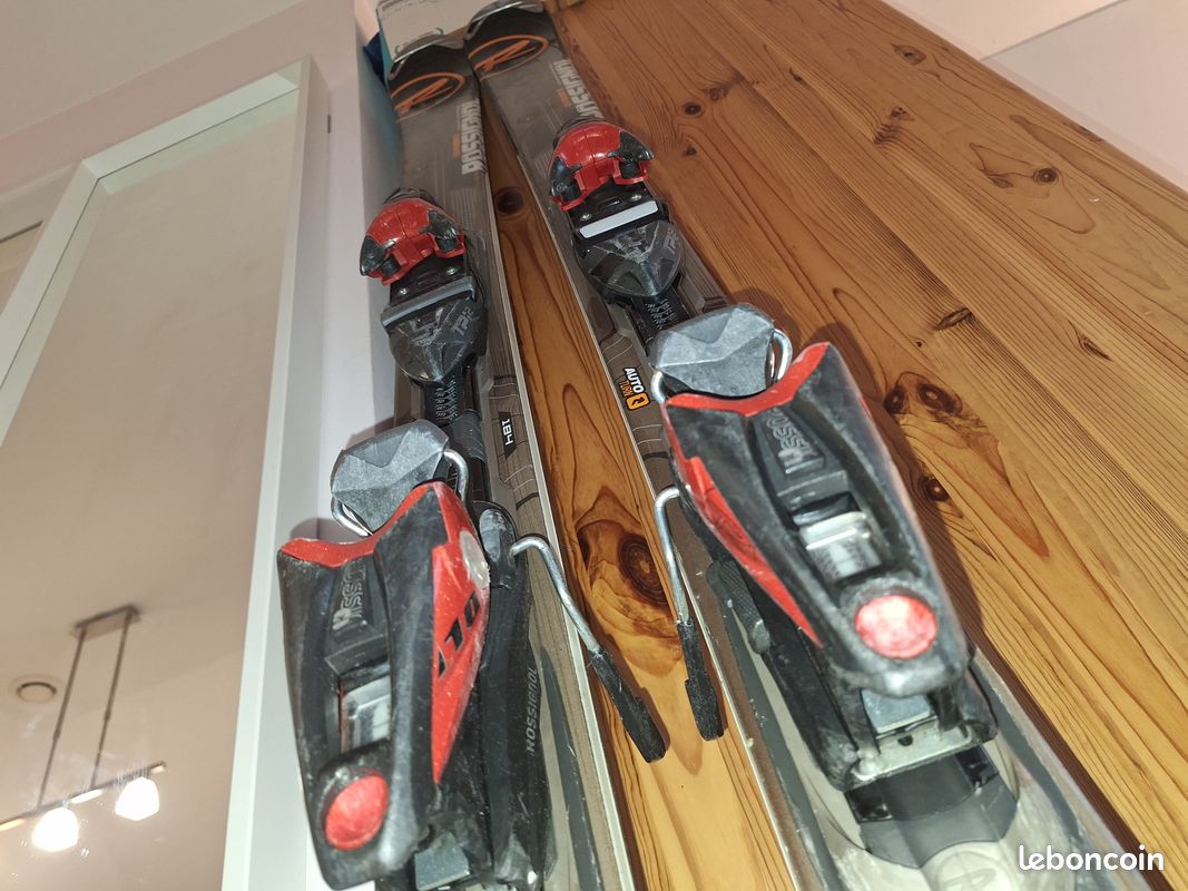 Ski alpin 184cm + chaussures 28,5 + bâtons (image 7)