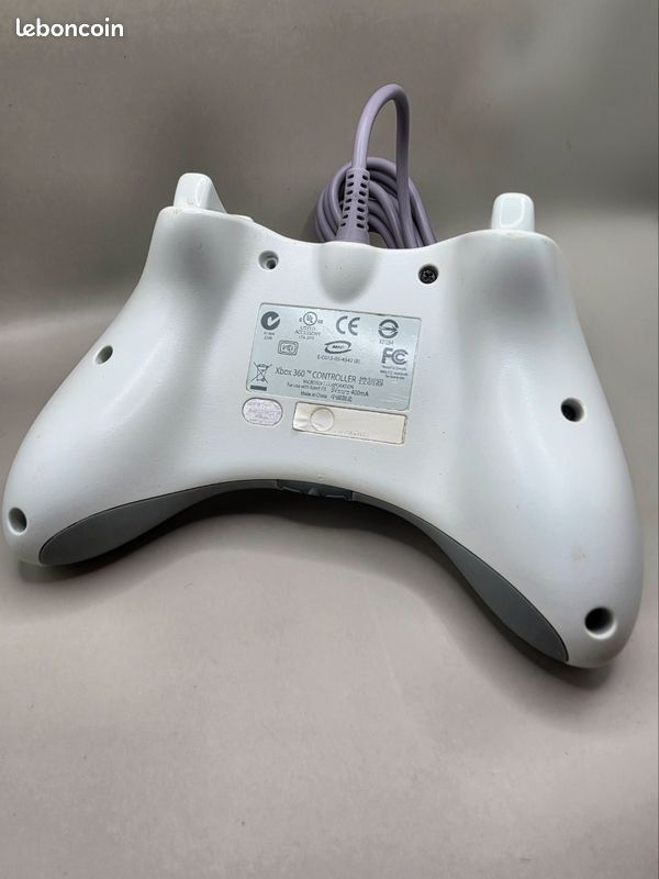 🎮 Manette officielle Microsoft Xbox 360 – Câble neuf + USB (image 2)