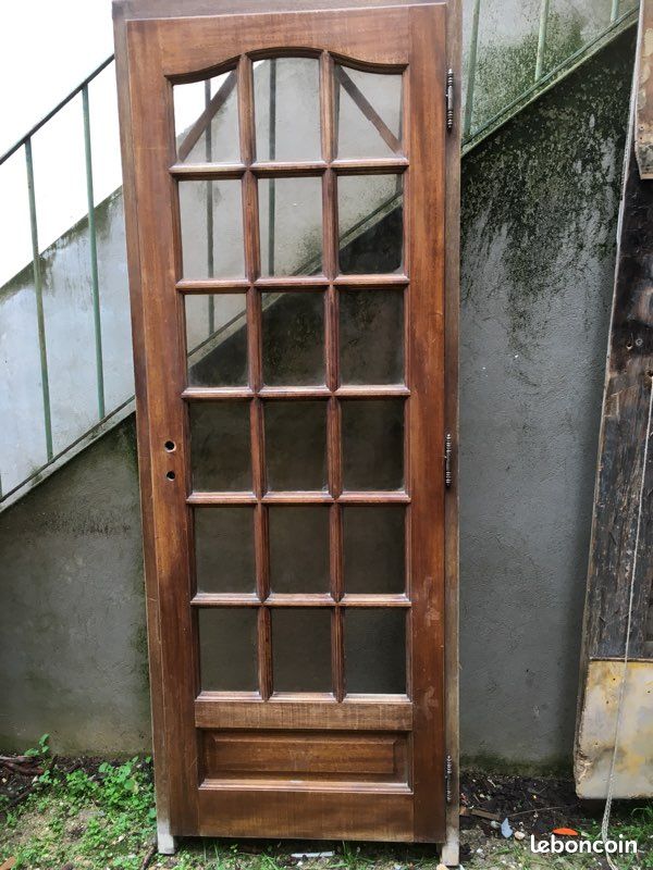 Porte vitrée en chêne (image 1)