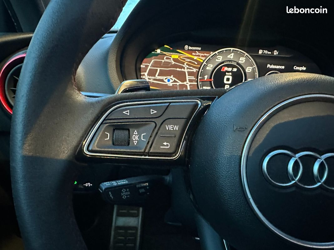 AUDI RS3 SPORTBACK Berline 2.5 TFSI DAZA 400 S tronic 7 Quattro Immat FR *Sieges RS / Toit ouvrant / Bang Olufsen (image 13)
