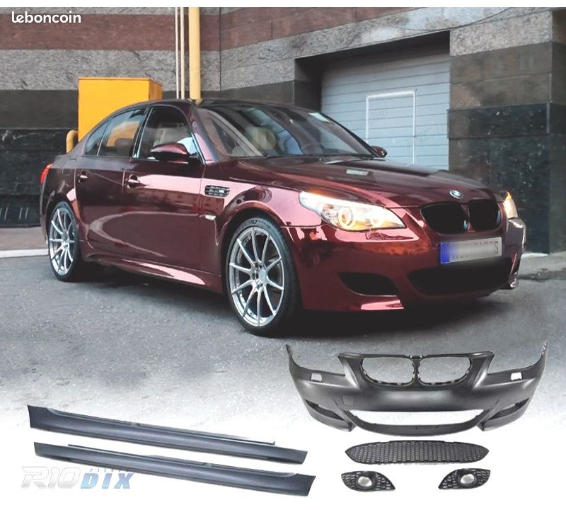 Kit carrosserie bmw e60 e61 03-07 look m5 sra n1g1 (image 1)