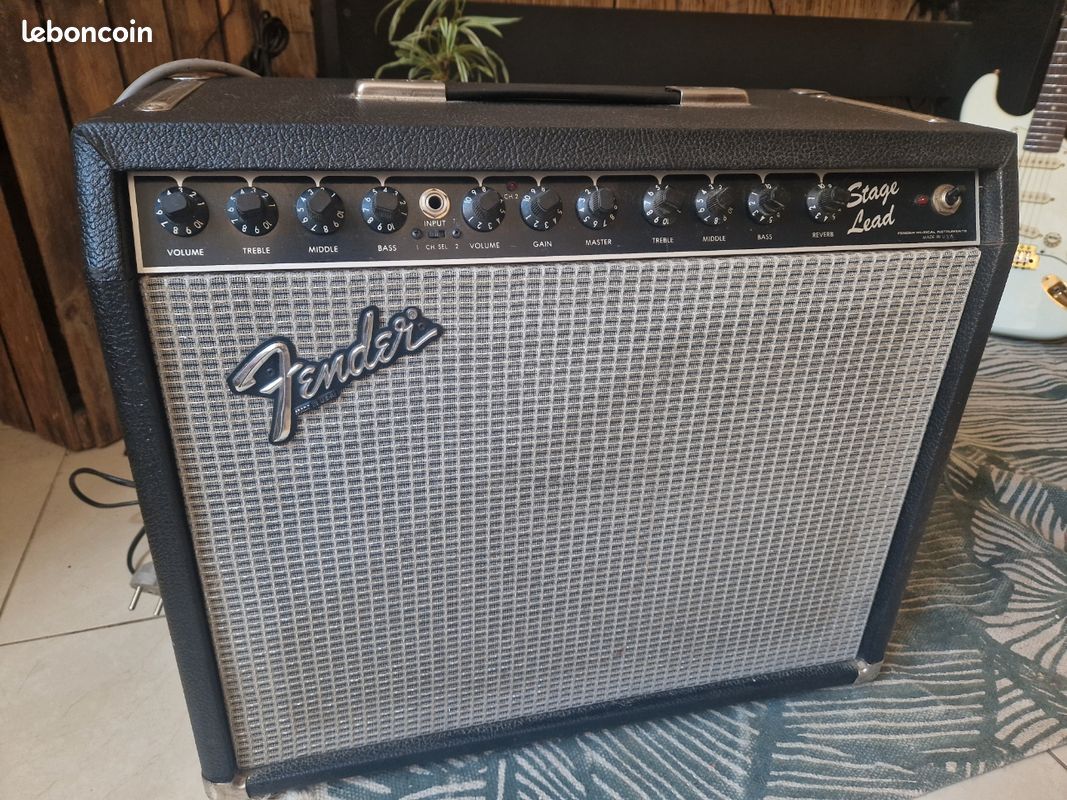 Rare Fender Stage Lead 100w / 1983-84 / Superbe clean & reverb / Footswitch d'origine inclus (image 11)