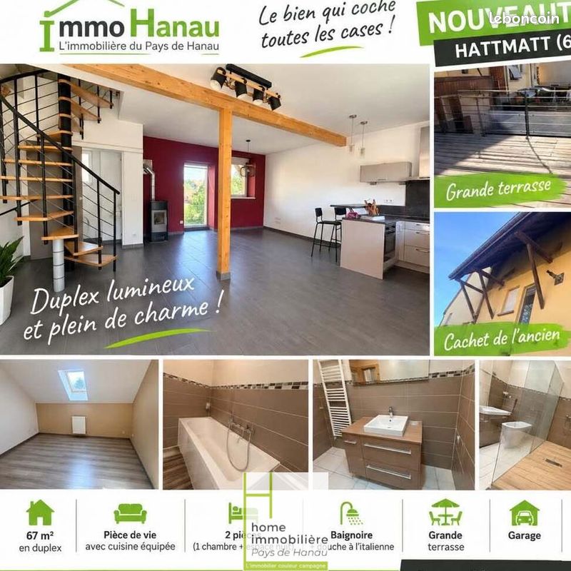 Appartement 3 pièces 67 m² · à Hattmatt · 67 m² · 153 700 €