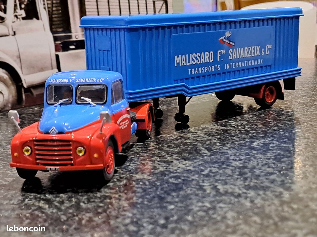 Miniature Altaya 1/43 – Semi-remorque Citroën U23 (1953-1969) – Collection
