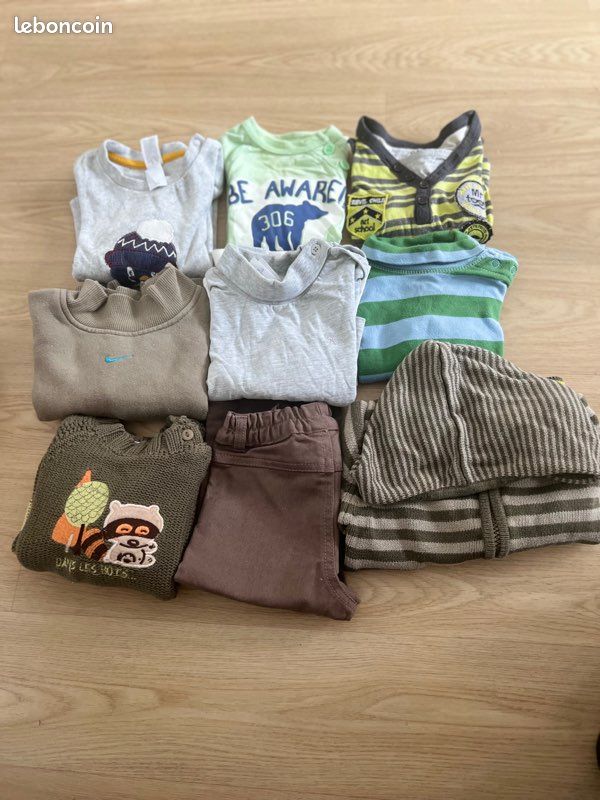 Lot de vêtements bébé 6-9 mois (image 1)