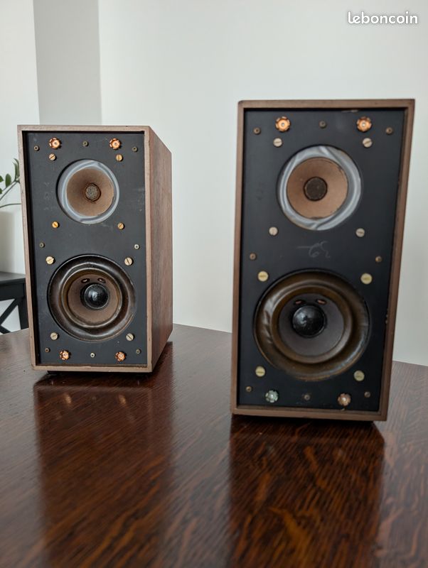 Paire D'enceintes Médium Goodmans 7,5cm – Vintage Hi-Fi – Occasion